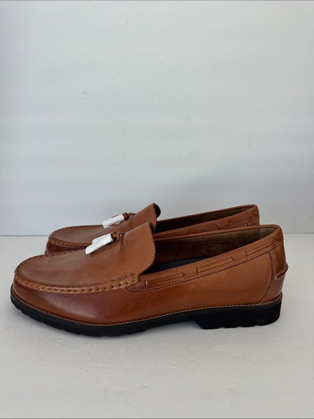Rockport Men's Leather Tassel Loafers Brown 12